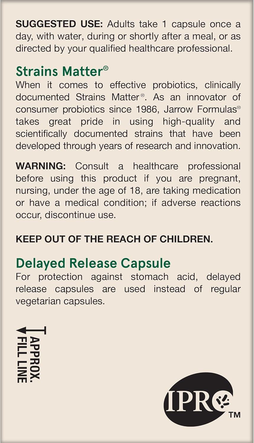 image:imageJarrow Formulas JarroDophilus Ultra Gut Rescue 50 Billion CFU Per Serving Probiotics Restore Protect amp Maintain Intestinal Flora 60 Servings Delayed Release60 Count Pack of 1
