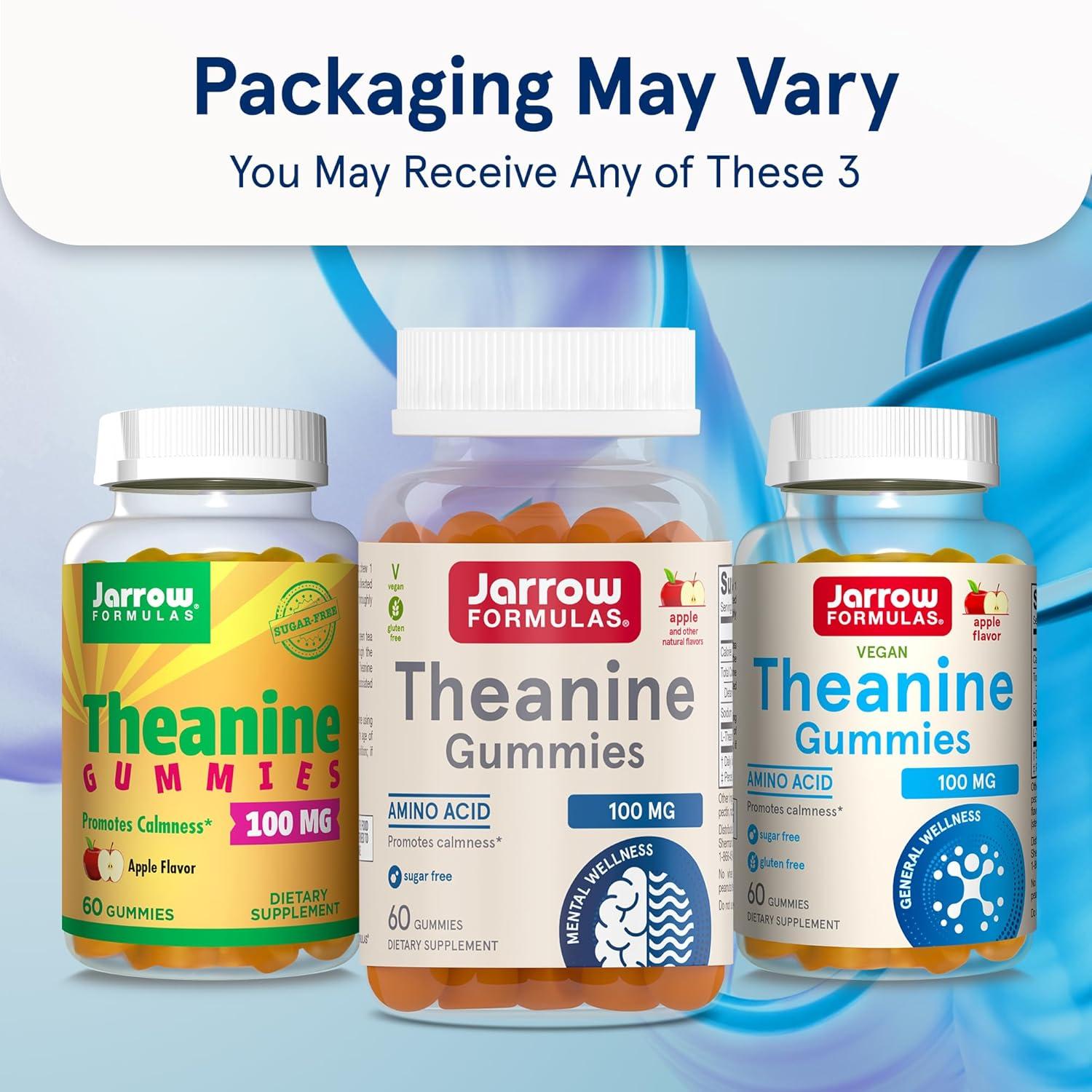 image:imageJarrow Formulas Regular Strength Theanine 100 mg Dietary Supplement 60 Capsules 60 Day SupplyApple