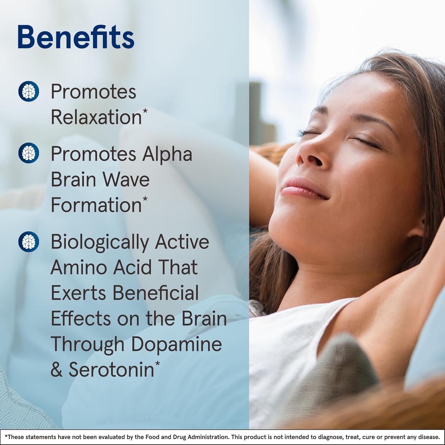 image:imageJarrow Formulas Regular Strength Theanine 100 mg Dietary Supplement 60 Capsules 60 Day SupplyApple