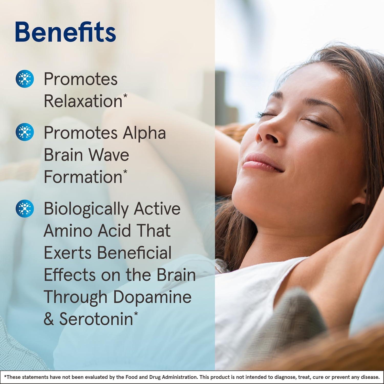 image:imageJarrow Formulas Regular Strength Theanine 100 mg Dietary Supplement 60 Capsules 60 Day SupplyUnflavored