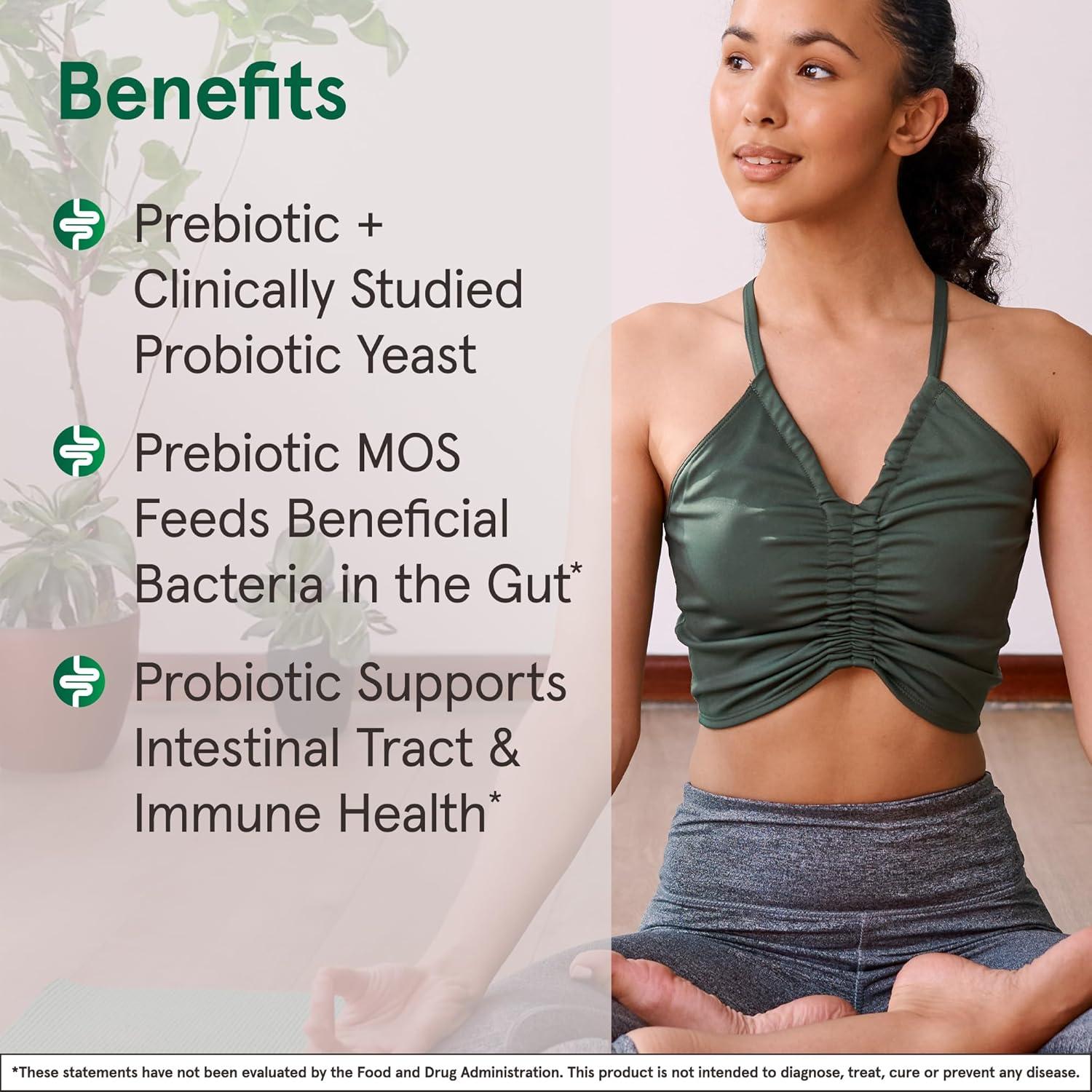 image:imageJarrow Formulas Saccharomyces Boulardii MOS Probiotics for Digestive Health and Intestinal Tract Support 5 Billion CFU Per Serving 180 Delayed Release Caps Probiotic Prebiotic 180 ServingsUnflavored