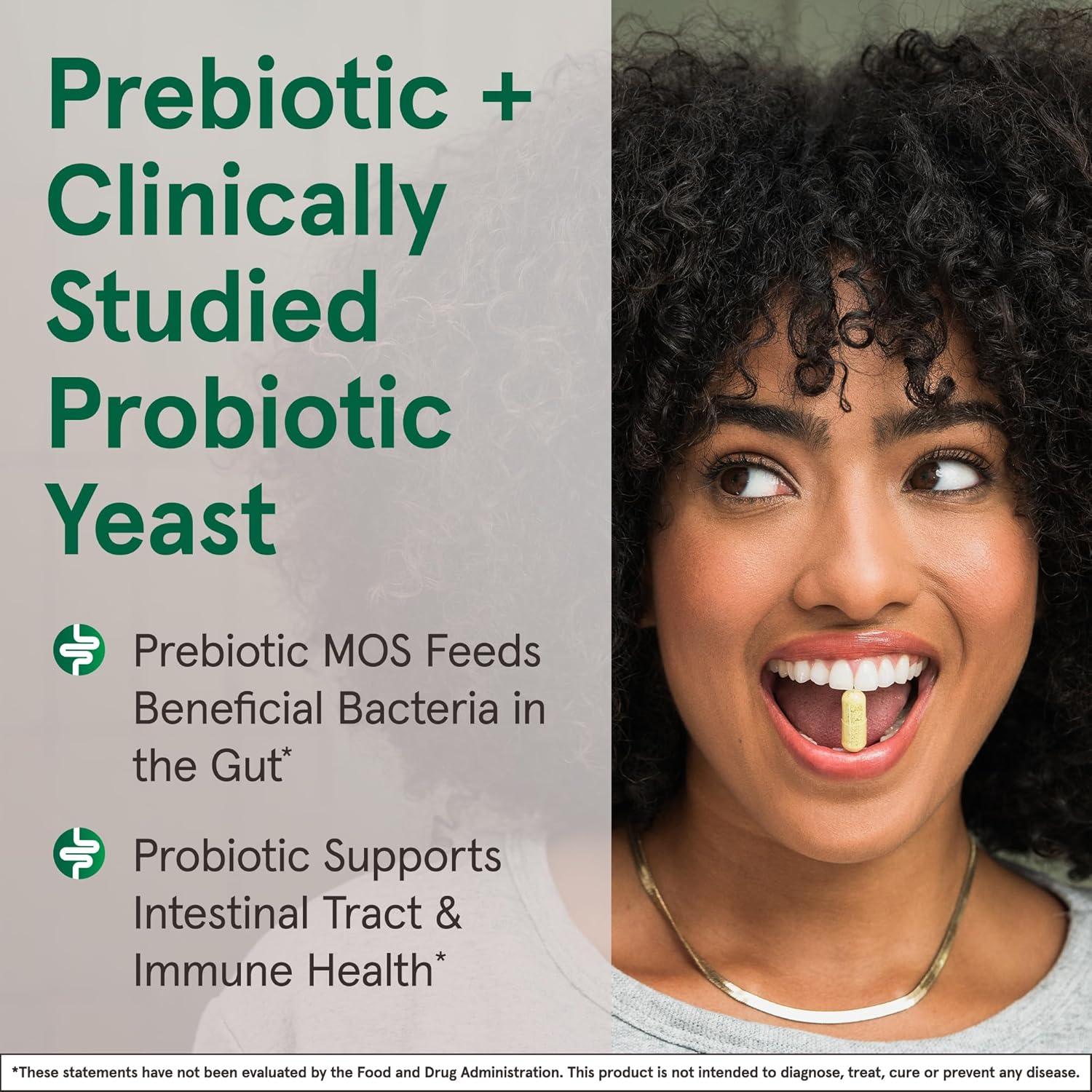 image:imageJarrow Formulas Saccharomyces Boulardii MOS Probiotics for Digestive Health and Intestinal Tract Support 5 Billion CFU Per Serving 180 Delayed Release Caps Probiotic Prebiotic 180 ServingsUnflavored