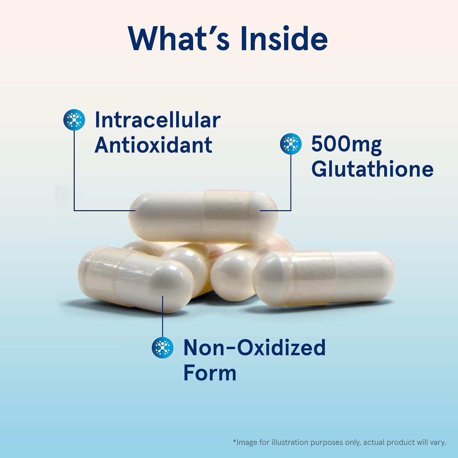 image:imageJarrow Formulas Glutathione Reduced 500 mg 120 Veggie Capsules Intracellular Antioxidant Quality Glutathione Supplements Supports Recycling of Vitamins C amp E NonGMO GlutenFree VeganUnflavored