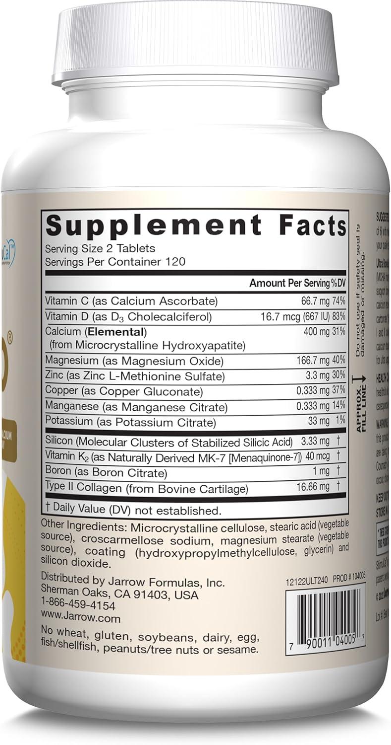 image:imageJarrow Formulas Ultra BoneUp Includes MK7 and Silicon for Added Bone Support 240 Bone Health Tablets