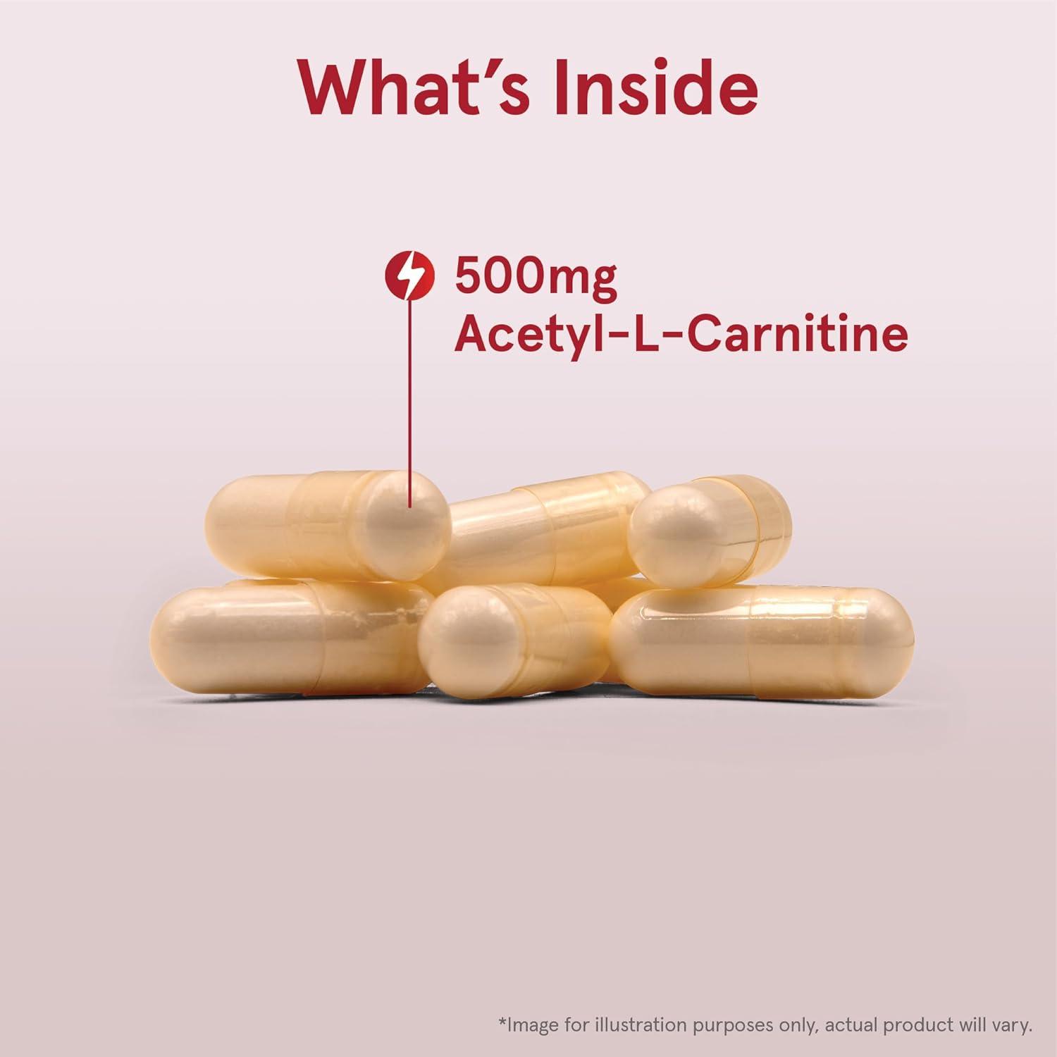 image:imageJarrow Formulas Acetyl LCarnitine 500 mg Dietary Supplement Amino Acid Support for Brain Health and Antioxidants 120 Veggie Capsules 120 Day SupplyUnflavored