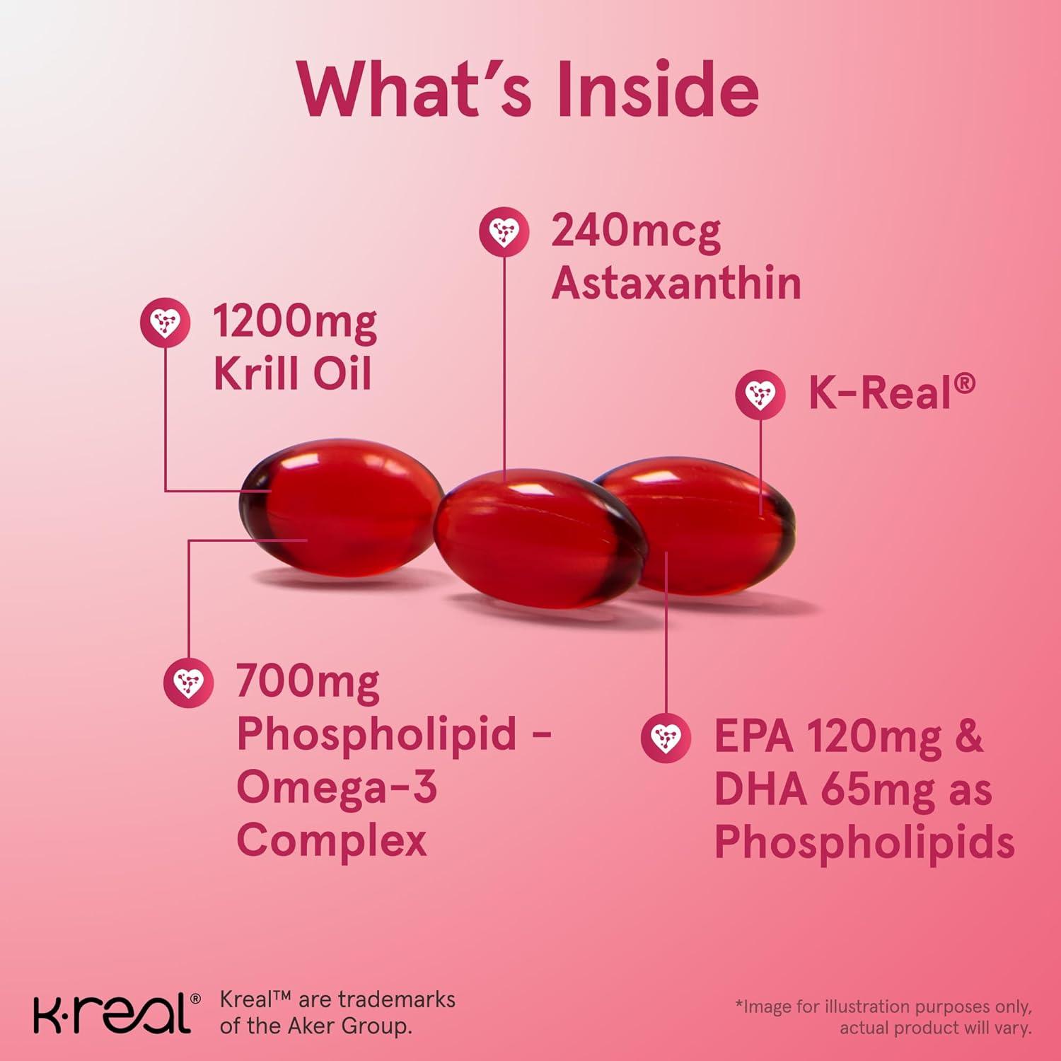 image:imageJarrow Formulas Krill Oil Phospholipid Omega3 Complex with Astaxanthin 60 Softgels 30 Servings Supports Lipid Management Metabolism Brain amp Heart Health EPA amp DHA Gluten Free NonGMO60 Count Pack of 1