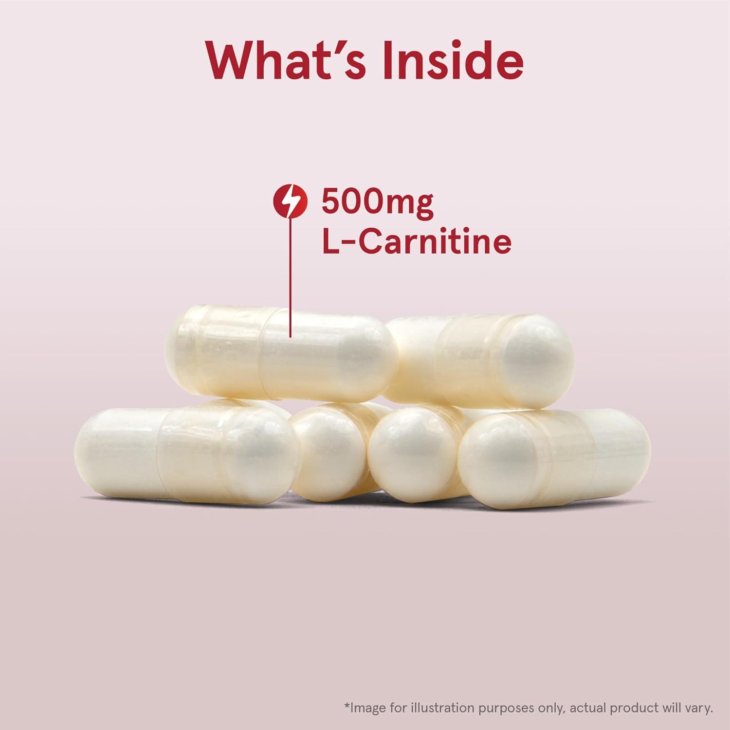image:imageJarrow Formulas LCarnitine 500 mg Dietary Supplement Support for Cellular Energy Production 100 Veggie Capsules 100 Day SupplyUnflavored