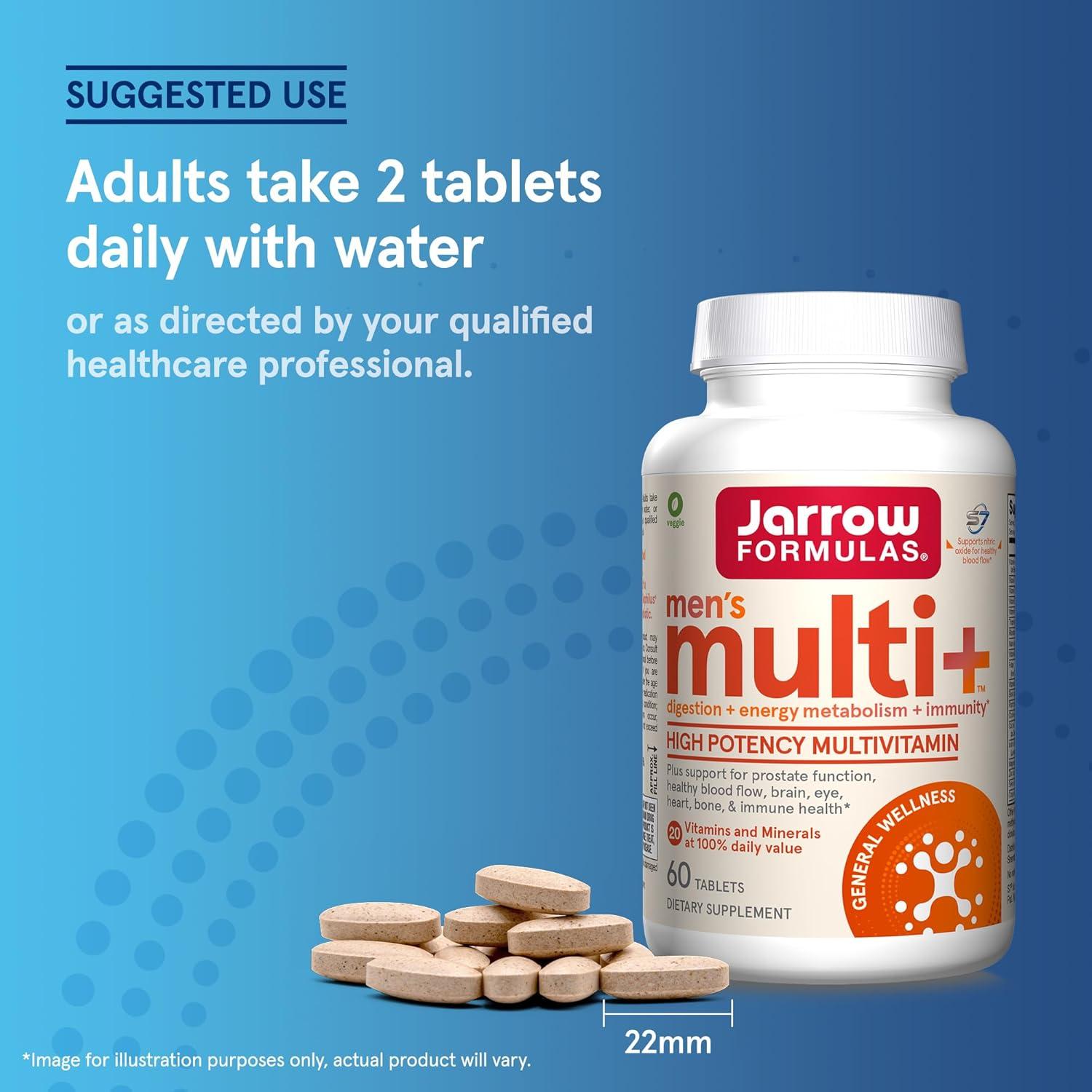 image:imageJarrow Formulas Mens Multi Multivitamins Multivitamin for Men 60 Tablets 30 Day Supply