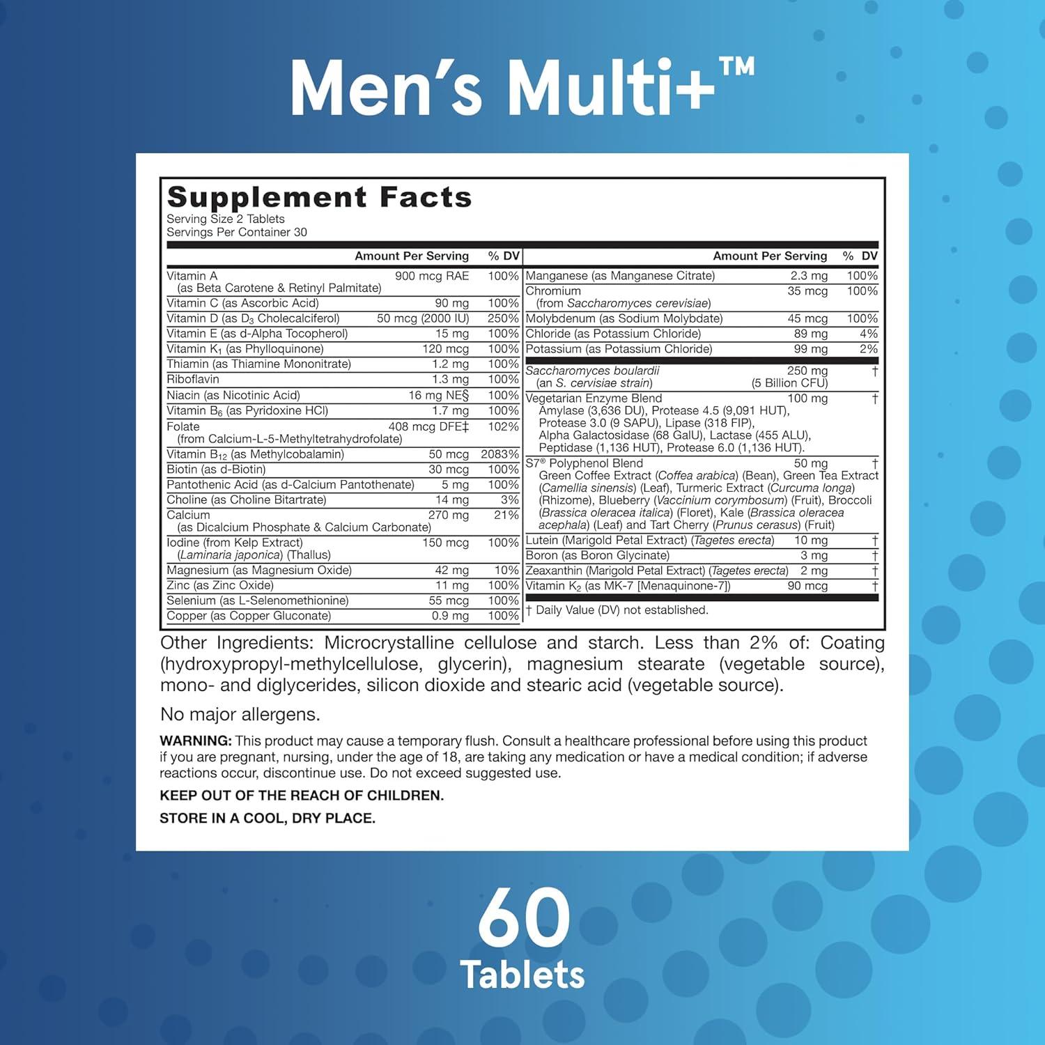 image:imageJarrow Formulas Mens Multi Multivitamins Multivitamin for Men 60 Tablets 30 Day Supply