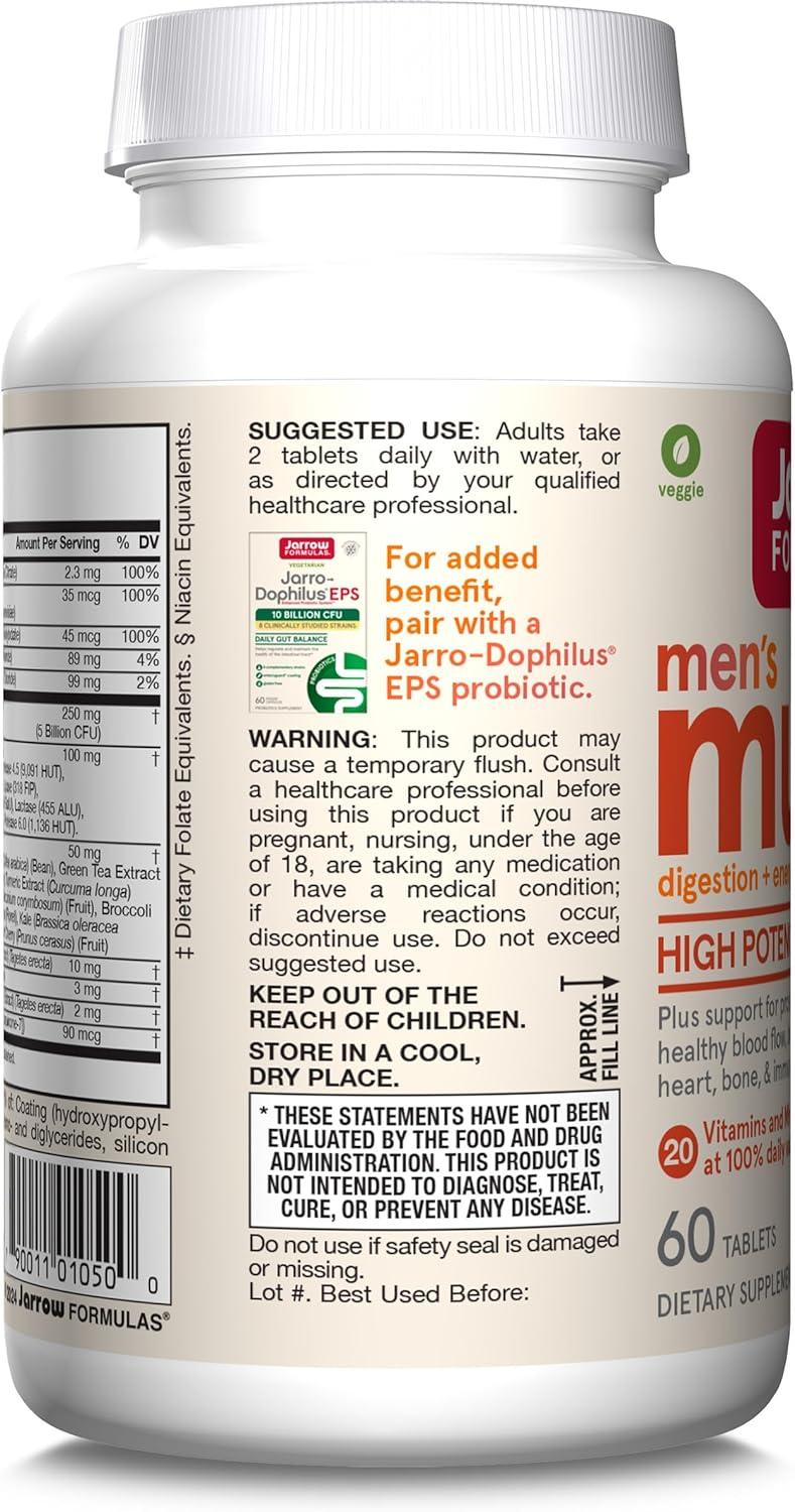 image:imageJarrow Formulas Mens Multi Multivitamins Multivitamin for Men 60 Tablets 30 Day Supply