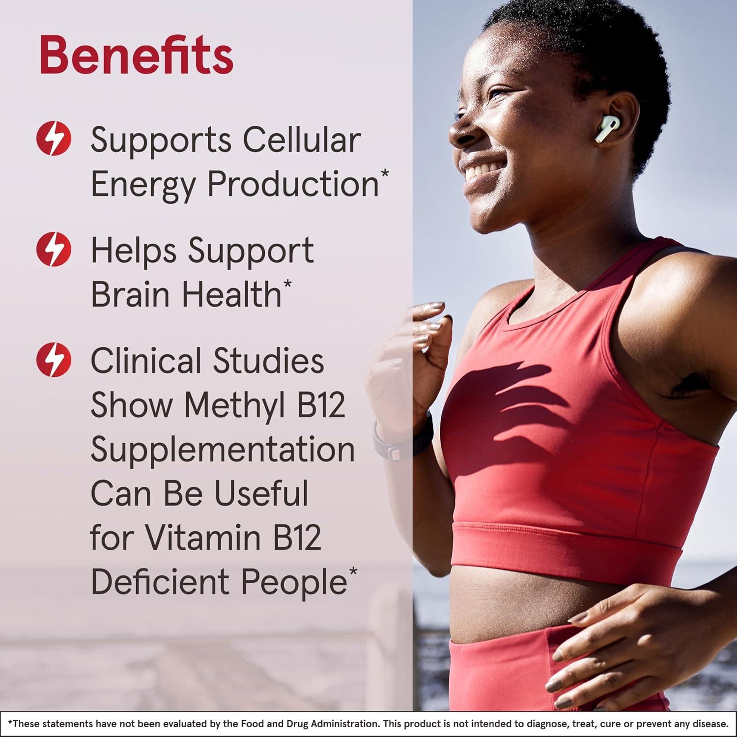 image:imageJarrow Formulas Methyl Vitamin B12 2500 mcg 100 Chewable Tablets Tropical Flavored Bioactive B12 Vitamin Supports Cellular Energy Production Brain Health amp Metabolism 100 Servings100 Count Pack of 1