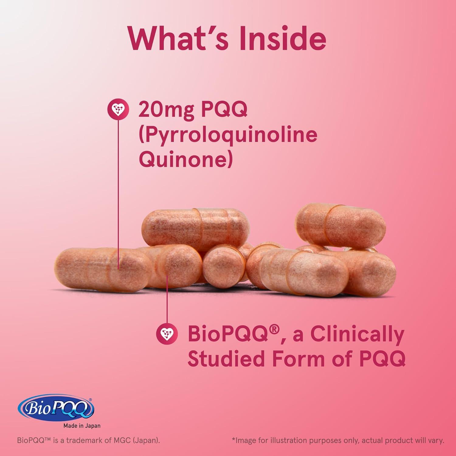 image:imageJarrow Formulas PQQ 20 mg Dietary Supplement Heart Brain and Metabolism Support 60 Veggie Capsules 60 Day SupplyUnflavored