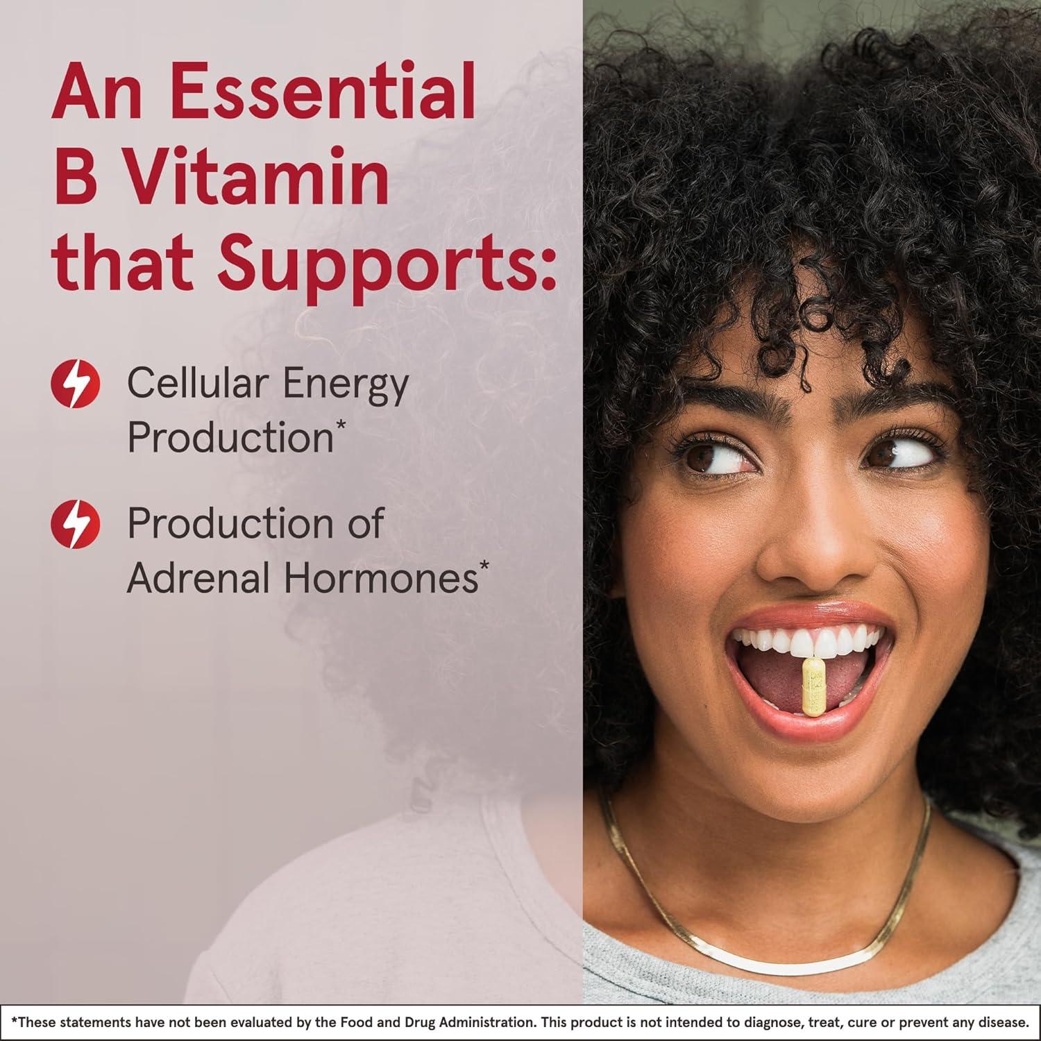 image:imageJarrow Formulas Pantothenic Acid B5 500 mg Dietary Supplement Vitamin B5 for Adrenal Hormone Support and Cellular Energy Metabolism 100 Veggie Capsules 100 Day Supply100 Count Pack of 2