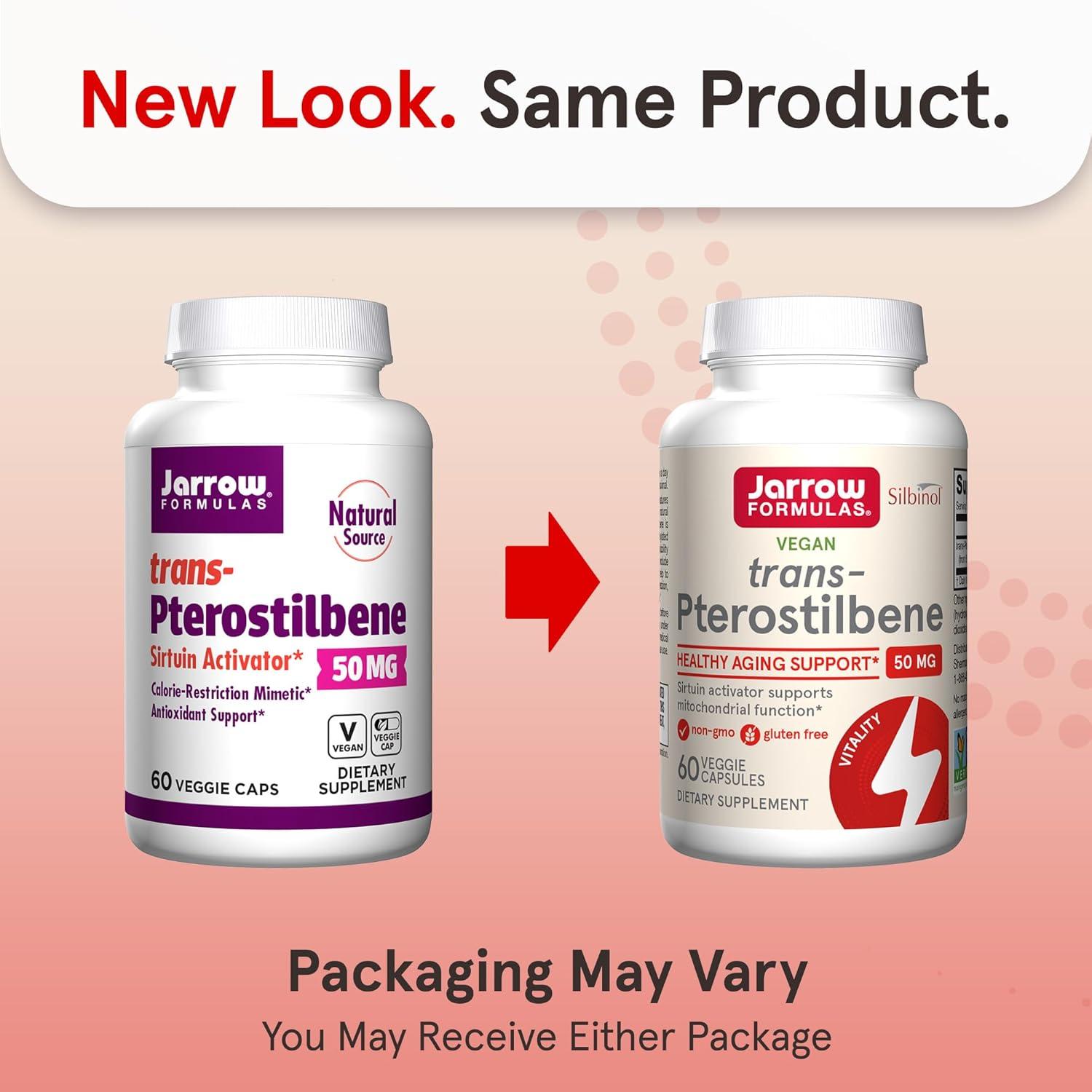 image:imageJarrow Formulas Pterostilbene 50mg for Antioxidant Support Dietary Supplement Supports Healthy Aging 60 Veggie Capsules 60 Day Supply60 Count Pack of 1