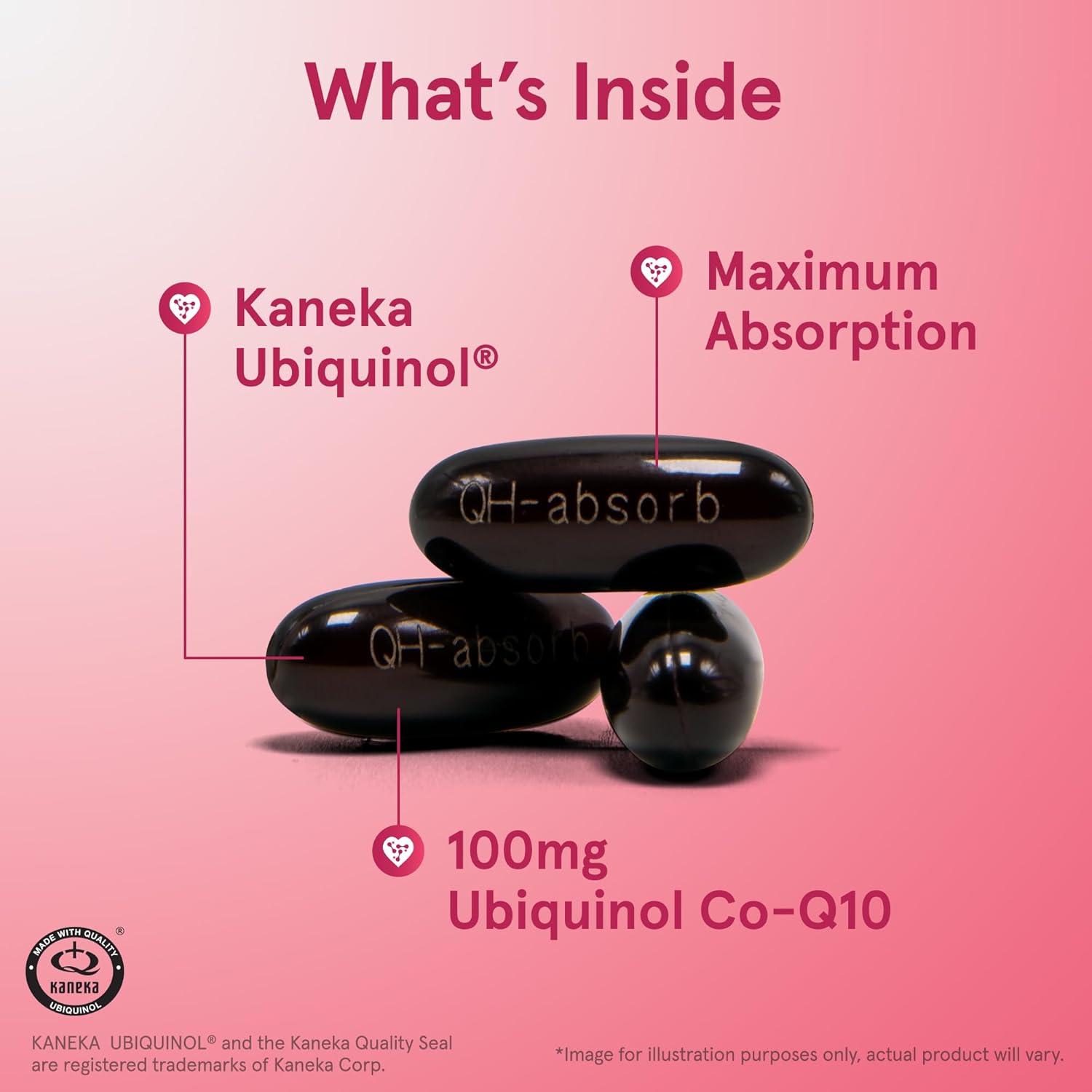 image:imageJarrow Formulas QHAbsorb Ubiquinol 100mg 120 Softgels High Absorption amp Active Antioxidant Form of CoQ10 Supports Mitochondrial Energy Production amp Healthy Cardiovascular Function60 count Pack of 1