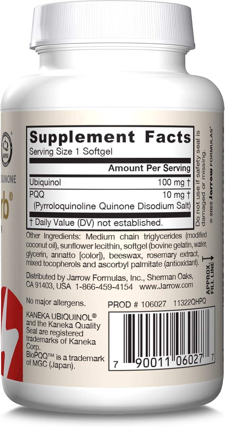 image:imageJarrow Formulas QHabsorb PQQ 30 Softgels Dietary Supplement Supports Mitochondrial Biogenesis Energy Production amp Cardiovascular Health Up to 30 Servings30 count Pack of 1