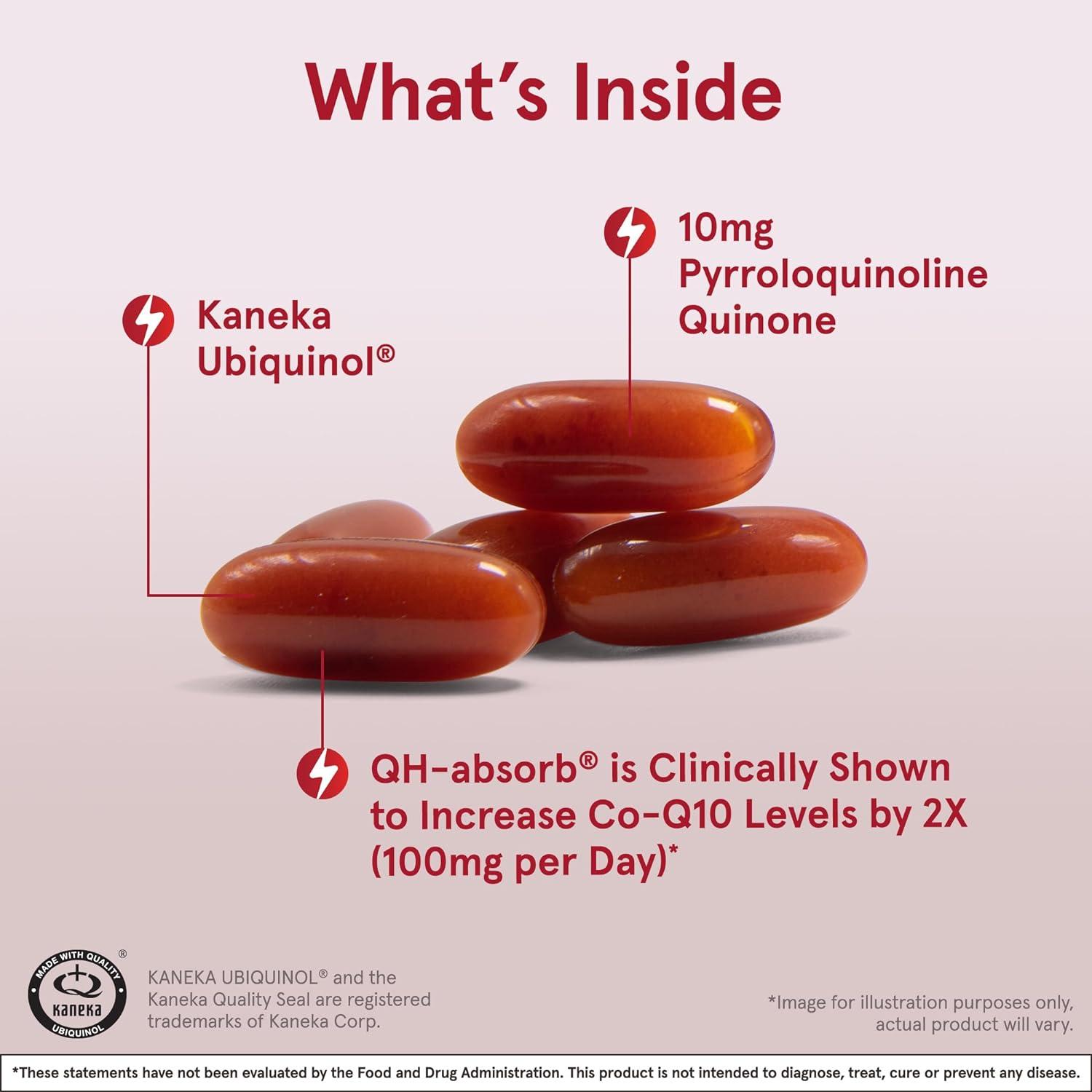 image:imageJarrow Formulas QHabsorb PQQ 30 Softgels Dietary Supplement Supports Mitochondrial Biogenesis Energy Production amp Cardiovascular Health Up to 30 Servings60 count Pack of 1