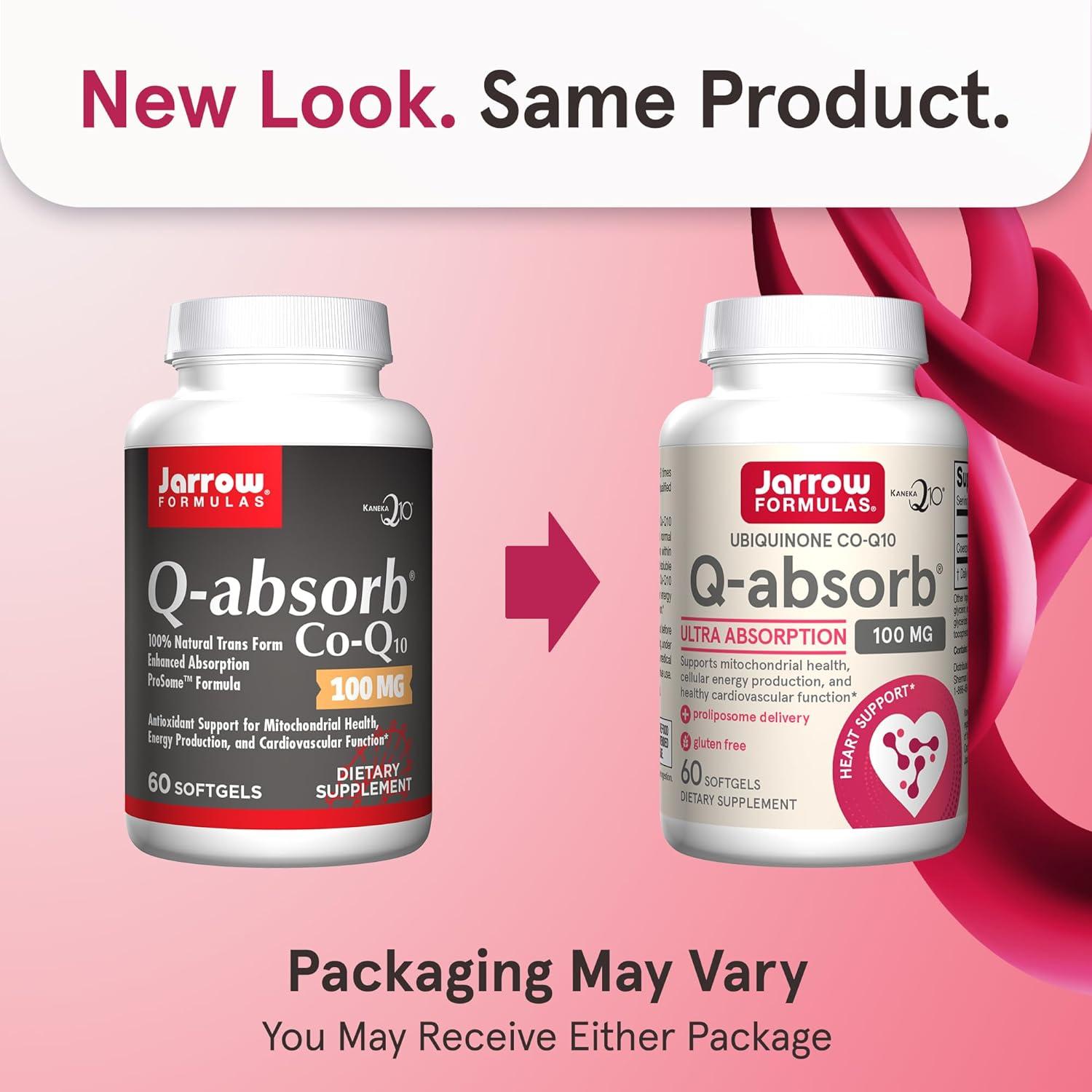 image:imageJarrow Formulas Qabsorb CoQ10 100 mg 60 Softgels Dietary Supplement Antioxidant Support for Mitochondrial Energy Production amp Cardiovascular Health Up to 60 ServingsUnflavored
