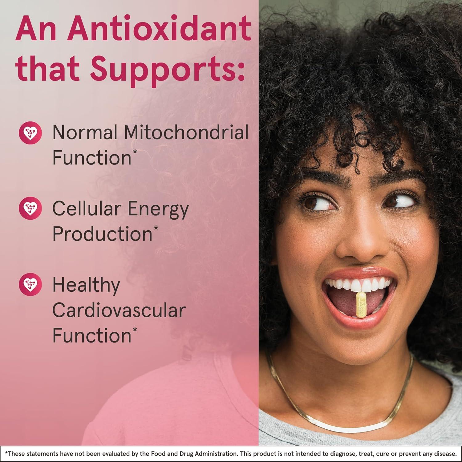 image:imageJarrow Formulas Qabsorb Ubiquinone CoQ10 100 mg Dietary Supplement Antioxidant Support for Mitochondrial Health Cellular Energy Production and Cardiovascular Health 120 Softgels 120 Day Supply120 Count Pack of 1