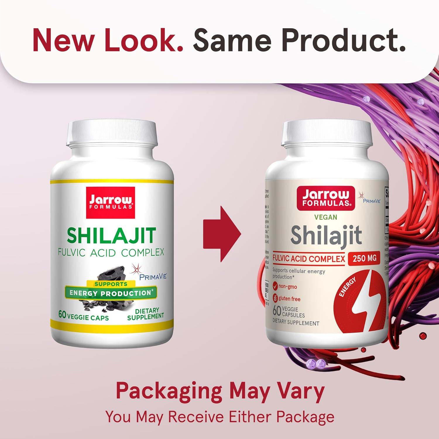 image:imageJarrow Formulas Shilajit 250 mg Dietary Supplement Shilajit Acid Complex for Cellular Energy Production 60 Veggie Capsules 60 Day Supply60 Count Pack of 12