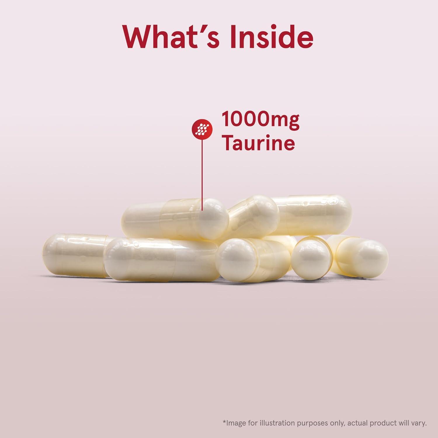 image:imageJarrow Formulas Taurine 1000 mg Dietary Supplement Amino Acid Supplement for Brain Health Support 100 Capsules 100 Day Supply100 Count Pack of 1