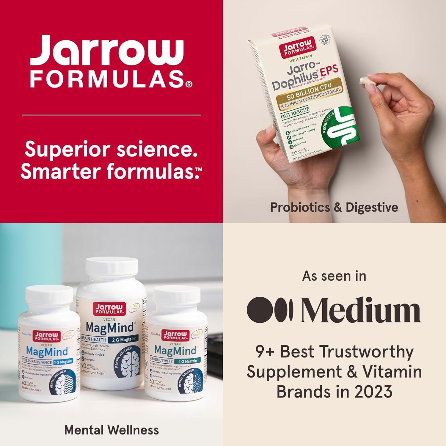 image:imageJarrow Formulas Taurine 1000 mg Dietary Supplement Amino Acid Supplement for Brain Health Support 100 Capsules 100 Day Supply100 Count Pack of 2