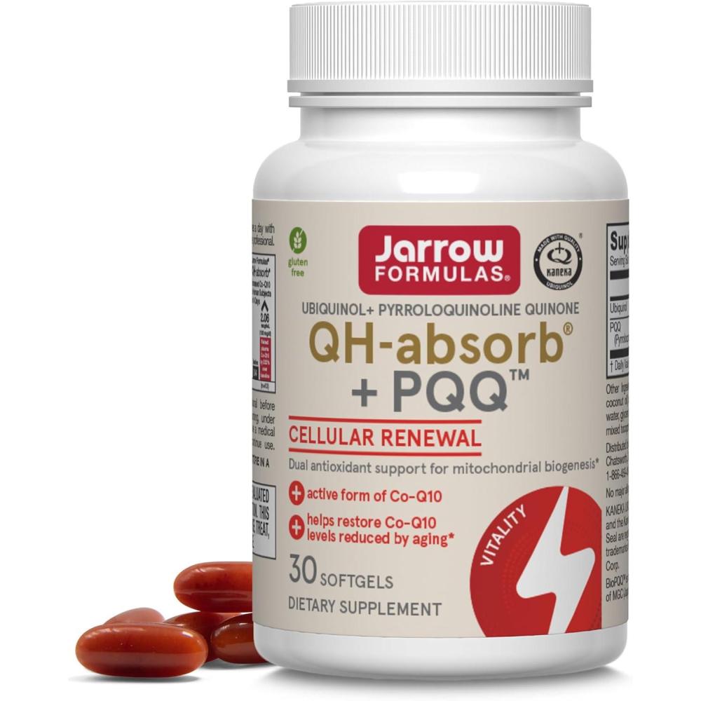 image:imageJarrow Formulas QHabsorb PQQ 30 Softgels Dietary Supplement Supports Mitochondrial Biogenesis Energy Production amp Cardiovascular Health Up to 30 Servings30 count Pack of 1