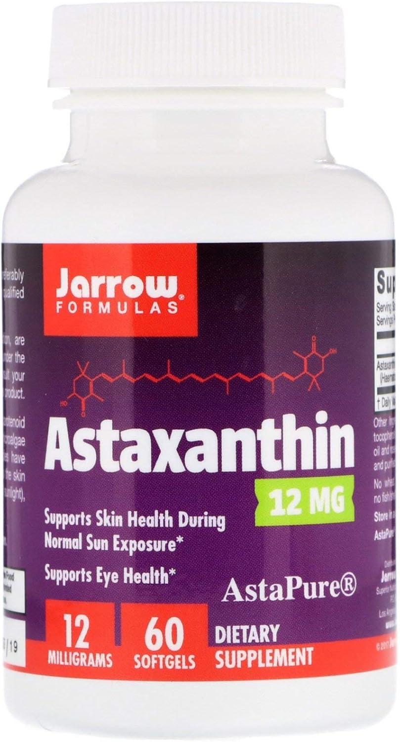 image:imageJarrow Formulas Astaxanthin 12 mg Dietary Supplement Antioxidant Support for Immune and Eye Health 30 Softgels 30 Day SupplyUnflavored