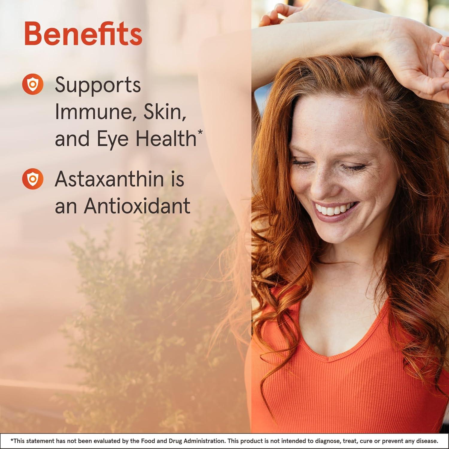 image:imageJarrow Formulas Astaxanthin 12 mg Dietary Supplement Antioxidant Support for Immune and Eye Health 30 Softgels 30 Day SupplyUnflavored