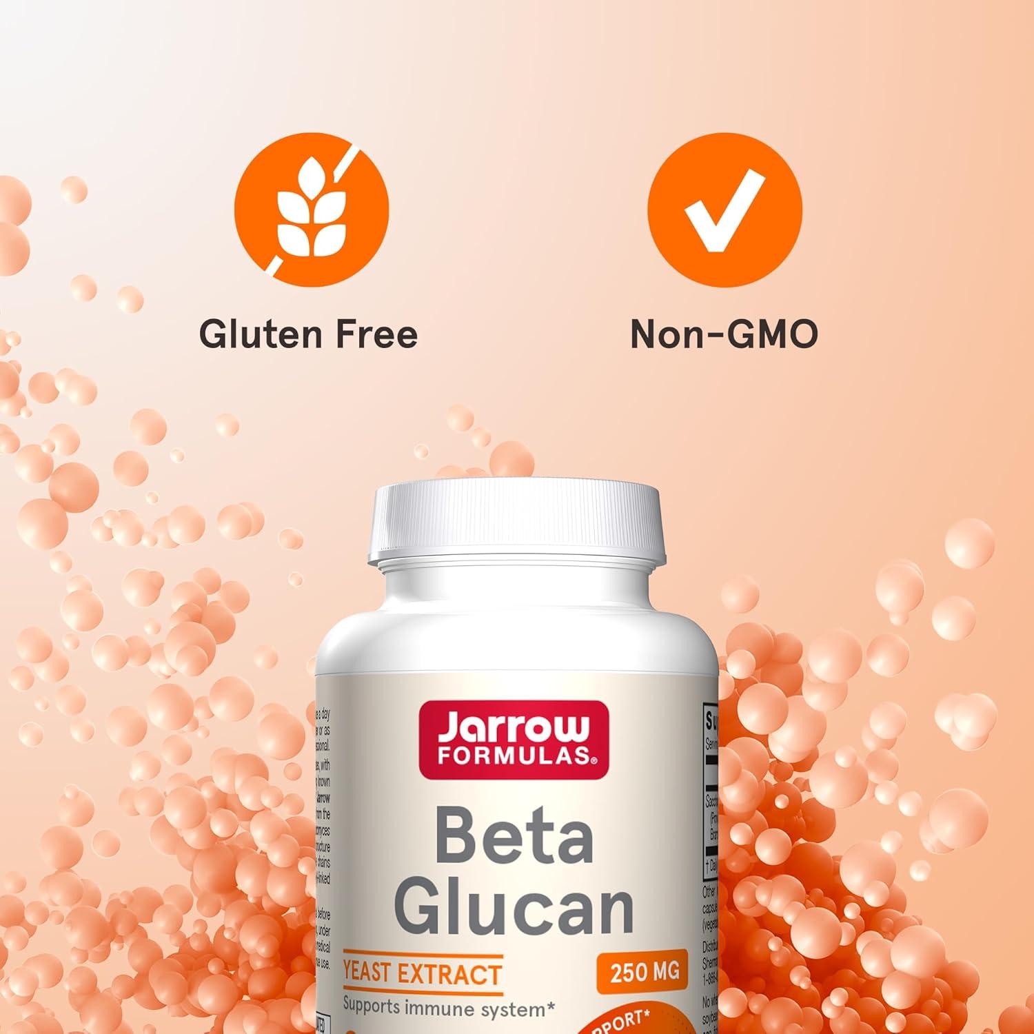 image:imageJarrow Formulas Beta Glucan Dietary Supplement Immune Support for Immune Health 60 Capsules 60 Day Supply