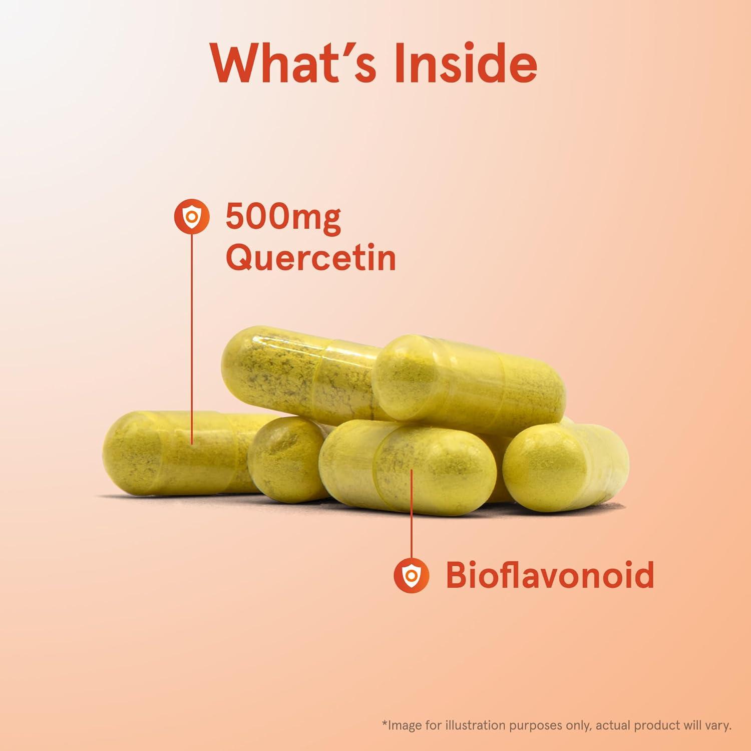 image:imageJarrow Formulas Quercetin 500mg Capsules 200 Veggie Caps Supports Antioxidant Status Cardiovascular Health amp Immune Health 200 ServingsUnflavored