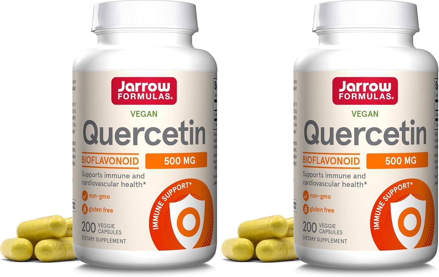 image:imageJarrow Formulas Quercetin 500mg Capsules 200 Veggie Caps Supports Antioxidant Status Cardiovascular Health amp Immune Health 200 ServingsUnflavored