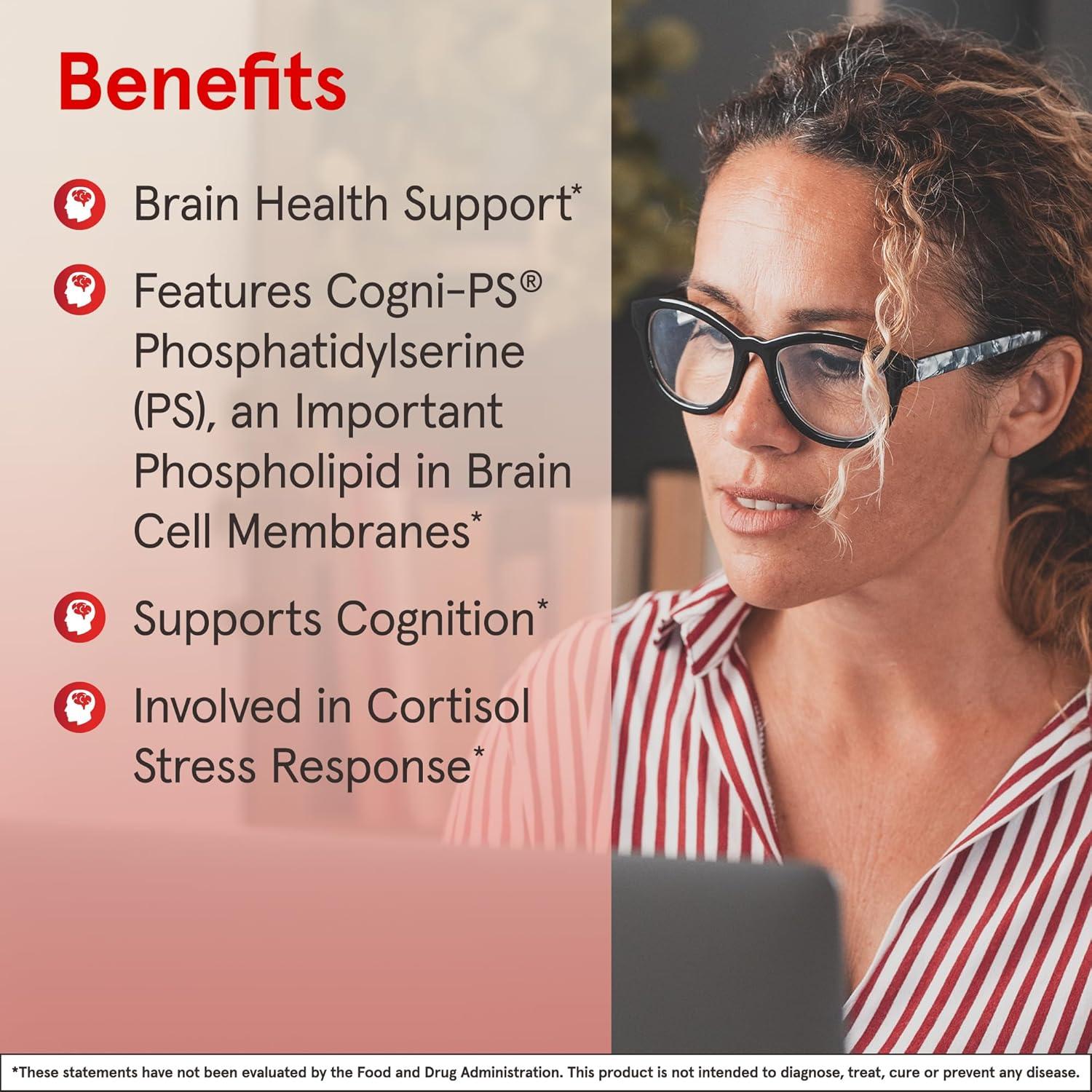 image:imageJarrow Formulas PS100 Phosphatidylserine 100mg Dietary Supplement for Brain Health and Cognitive Function Support 120 Softgels Up to a 40120 Day Supply30 Count Pack of 1
